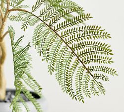 Faux Potted Grey Fern