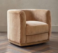 Danton Wood Base Swivel Chair