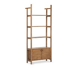 Genoa Etagere Bookcase with Doors