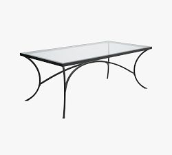 Jax Rectangular Glass Coffee Table (48")