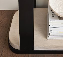 Cayman Wood &amp; Metal Console Table