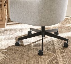 Gideon Upholstered Swivel Desk Chair
