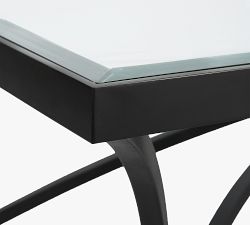 Jax Rectangular Glass Coffee Table (48")