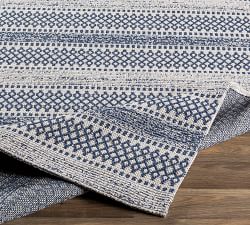 Loida Machine Washable Striped Cotton Rug