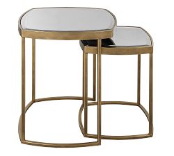 Clara Square Glass Nesting Tables