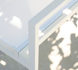 Fiji Metal &amp; Mesh Stackable Outdoor Lounge Chair