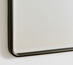 Vintage Rounded Rectangular Mirror