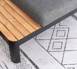 Chattanooga Teak Outdoor Single Chaise Lounge