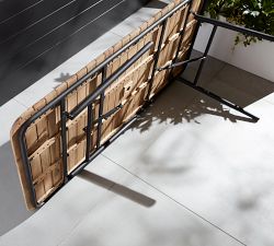 Tulum Acacia Folding Outdoor Dining Table (71")