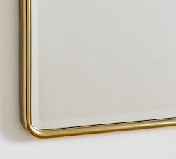 Vintage Rounded Rectangular Mirror