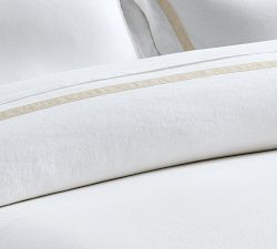 Belgian Flax Linen Frame Duvet Cover