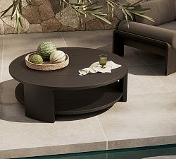 Lanay Metal Round Outdoor Coffee Table (48")