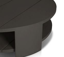 Lanay Metal Round Outdoor Coffee Table (48")