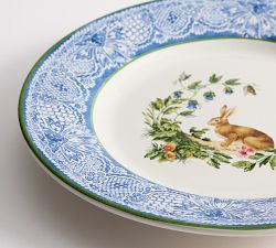 Botanical Bunny Stoneware Salad Plates - Thumbnail 4