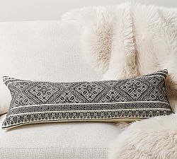 Callia Embroidered Lumbar Pillow Cover