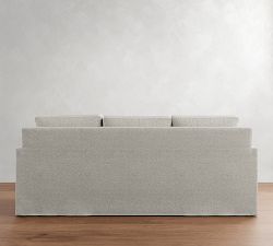 Cameron Modern Square Arm Slipcovered Sofa (61"&ndash;96")