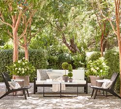 Cori Rectangular Chiseled Marble Coffee Table (42.5")