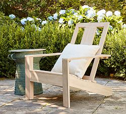 Indio Eucalyptus Adirondack Outdoor Lounge Chair