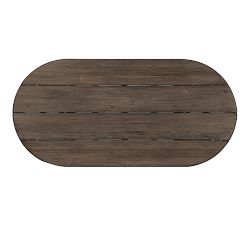 Paulina Teak Oval Outdoor Coffee Table (70")