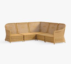 Westport Wicker 5-Piece Outdoor Sectional (93")