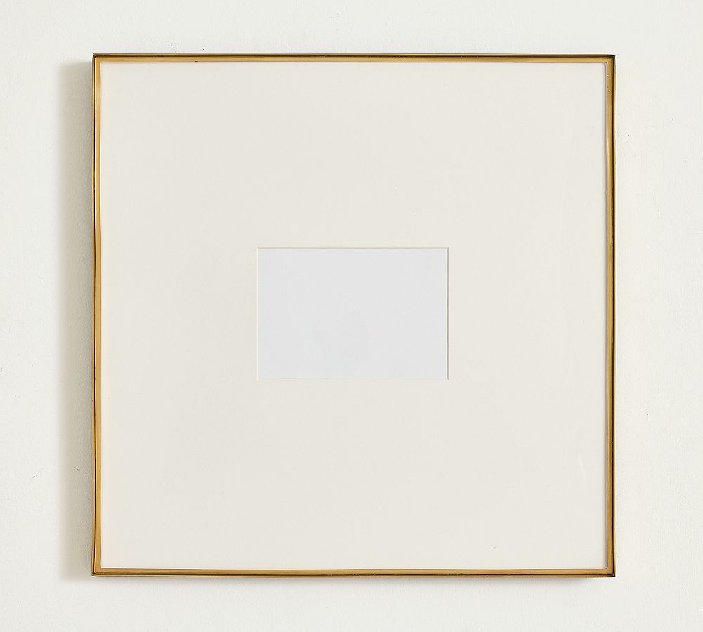 Stowe Modern Metal Frames - 18x18 - 18"X18"- Brass