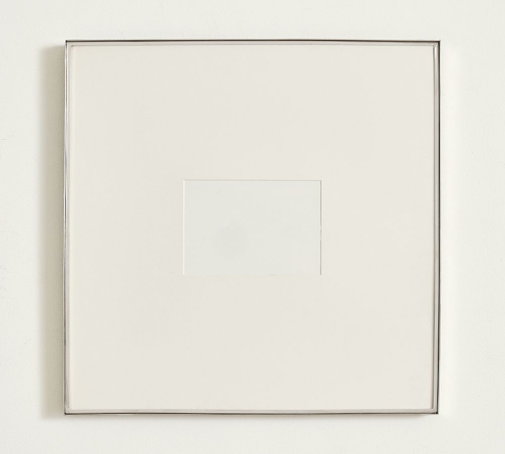 Pottery Barn Stowe Modern Metal Frames - 18"X18"- Silver