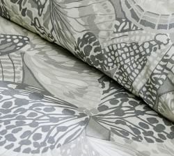 Butterfly Organic Percale Duvet Cover&amp; Shams