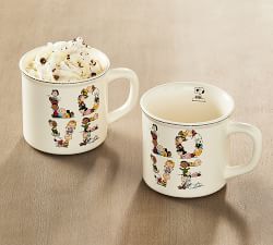 Peanuts™ Love Decal Stoneware Mugs - Set of 2