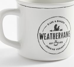 Wednesday Decal Weathervane Stoneware Mug
