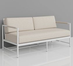 Halen Metal Outdoor Sofa (61.5" - 87")