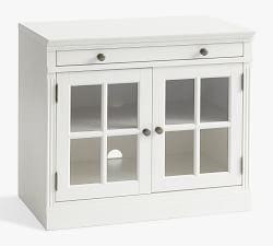 Pottery Barn Livingston Glass Double Door Cabinet - Thumbnail 2