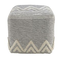 Payden Cotton Geo Pouf