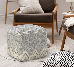 Payden Cotton Geo Pouf