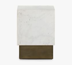 Carver Marble Square End Table