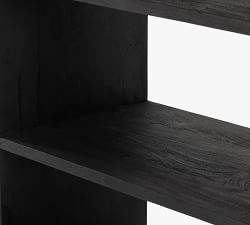 Java Reclaimed Wood Bookcase with Doors