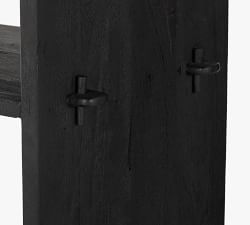 Java Reclaimed Wood Bookcase with Doors