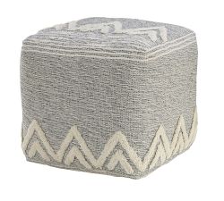 Payden Cotton Geo Pouf