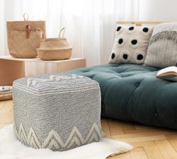 Payden Cotton Geo Pouf