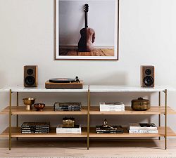 Modern Marble Media Console