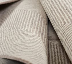 Iweala Handcrafted Chevron Rug