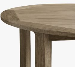 Indio Eucalyptus Round Outdoor Dining Table (60")