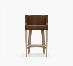 Varni Leather Stool