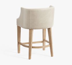 Varni Leather Stool