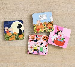 Peanuts™ Great Pumpkin Coasters - Mixed Set of 4