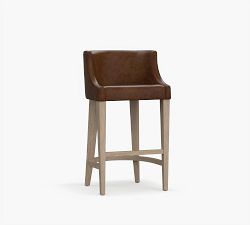 Varni Leather Stool