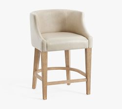 Varni Leather Stool