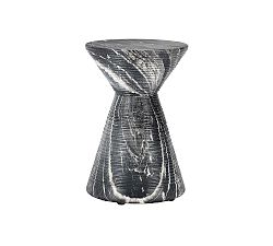 Doyle Concrete Round Outdoor Accent Table (15")