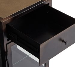 Flynn Mini Metal Nightstand
