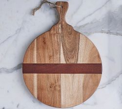 Two-Tone Reclaimed Acacia Wood Cheese Board