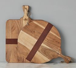 Two-Tone Reclaimed Acacia Wood Cheese Board